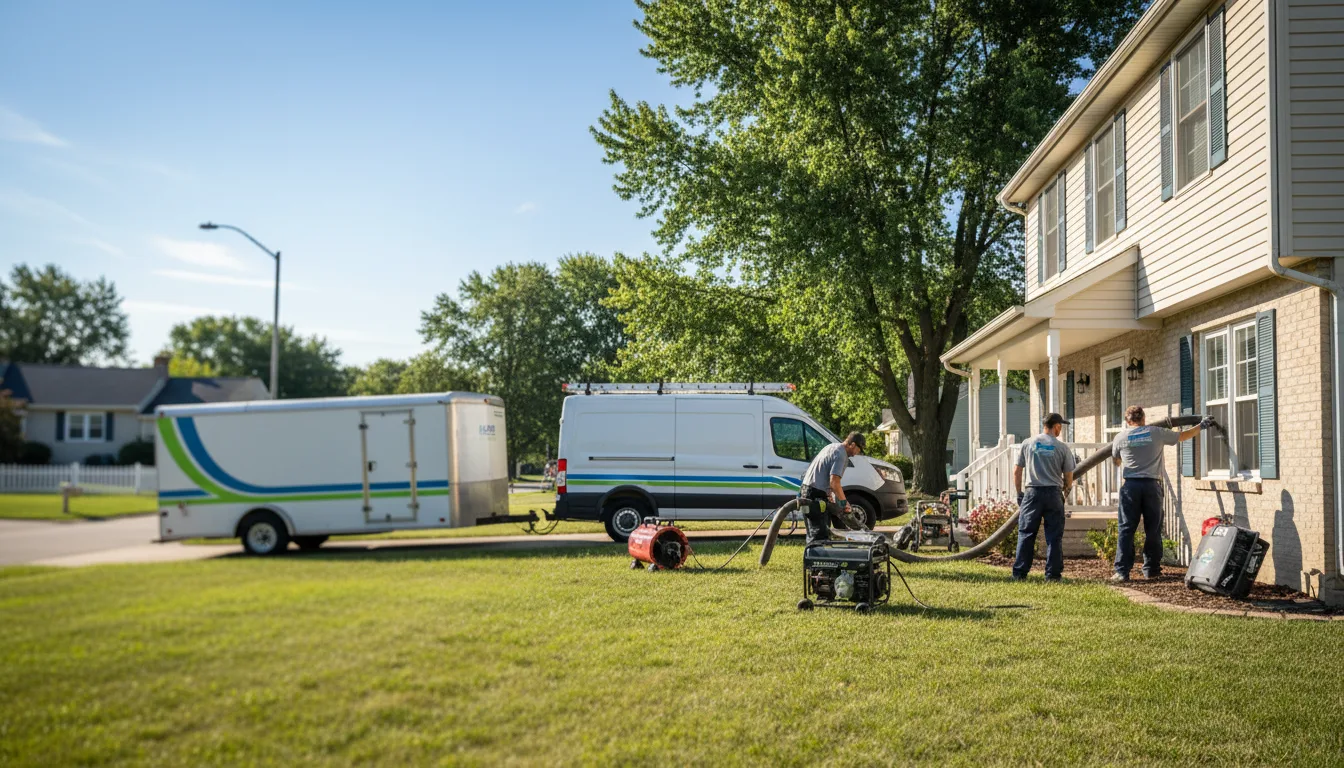 Flooded Basement Restoration And Cleanup With Repair in Story City, IA near me